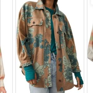Free People Printed Ruby Shacket